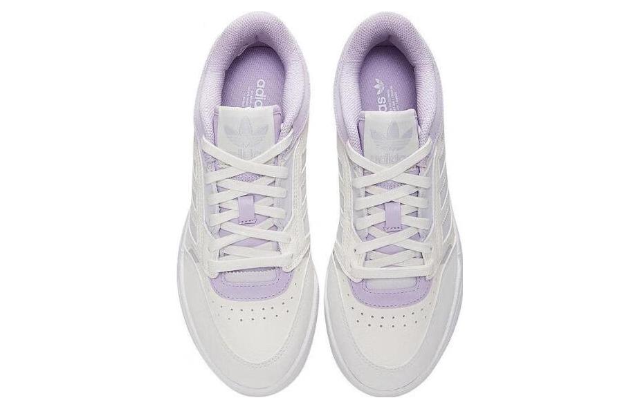 Lookbook (W) Zapatillas adidas Originals Drop Step Low Mujer 'Blanco Púrpura' IF2691