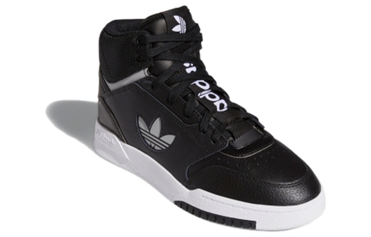 Lookbook adidas originals Drop Step Xl 防滑耐磨 高筒 女款 黑色 板鞋