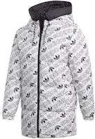 (Women) Adidas Originals Dual-Sided Hooded Puffer Jacket Black/White. ED4745 (Women) Adidas Originals Dual-Sided Hooded Puffer Jacket Black/White. ED4745
