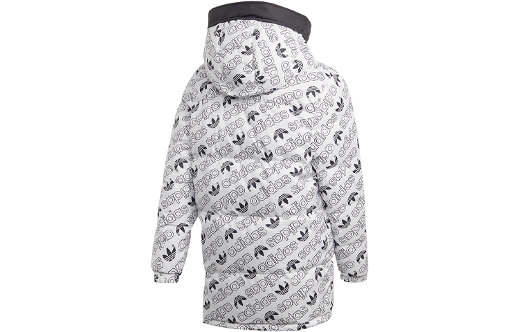 Lookbook (W) アディダス オリジナル デュアルサイド フーデッド パファージャケット ブラック/ホワイト ED4745