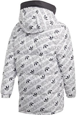 (W) アディダス オリジナル デュアルサイド フーデッド パファージャケット ブラック/ホワイト ED4745 Lookbook (W) アディダス オリジナル デュアルサイド フーデッド パファージャケット ブラック/ホワイト ED4745