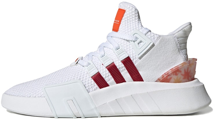 Women adidas originals EQT Bask Adv White Red Orange FV4541