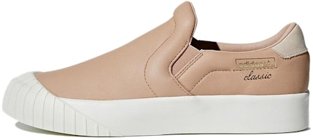 (Women) adidas Everyn Slip-On Ash Pearl 'Beige' CQ2061 (Women) adidas Everyn Slip-On Ash Pearl 'Beige' CQ2061