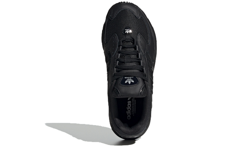 Shop adidas originals Falcon 2000 防滑輕便 低筒 爸爸鞋 女款 黑武士