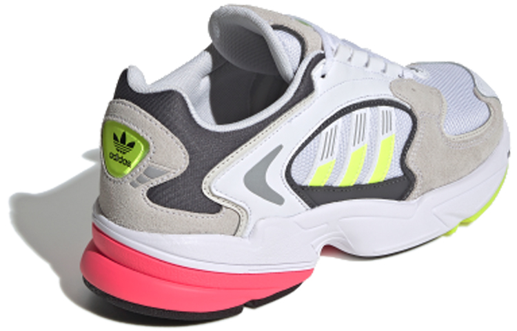 Lookbook adidas originals Falcon 2000 復古運動休閒鞋 女款 白灰黃