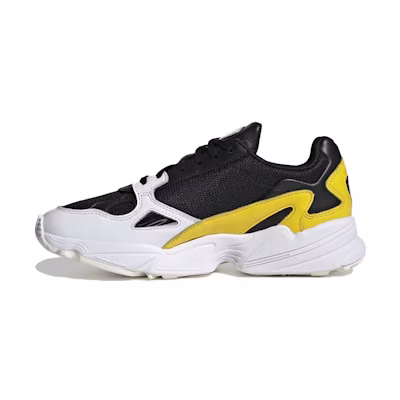(W) adidas originals Falcon 'Black Yellow White'