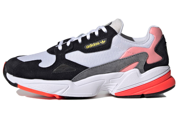 (W) adidas originals Falcon 'Black White Pink'