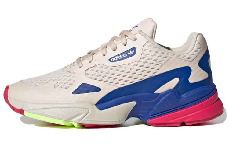 adidas falcon white blue red