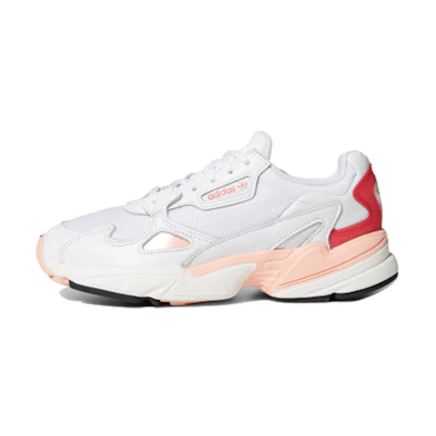 (W) adidas originals Falcon Sports Casual Shoes 'White Pink'