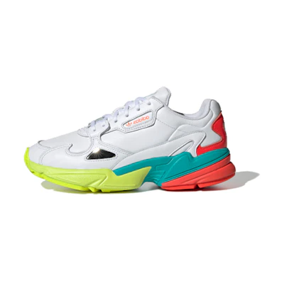 (W) adidas originals FALCON 'Yellow Green Red'