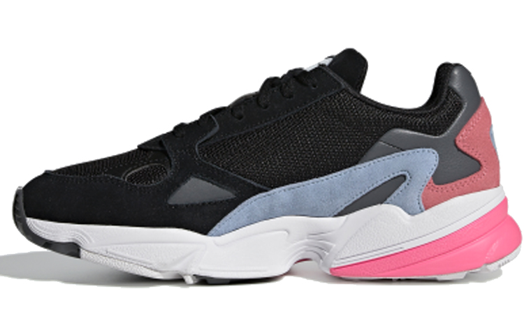 (Women) adidas originals Falcon Shoes Black/Pink EG2864