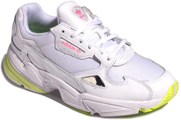 (W) adidas Originals Falcon Femme ''Blanc Jaune Rose'' EG5793 Lookbook (W) adidas Originals Falcon Femme ''Blanc Jaune Rose'' EG5793