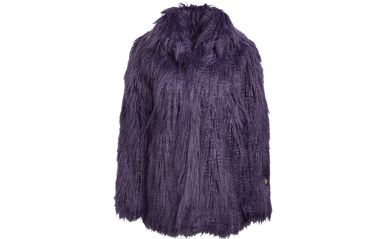 (Women) adidas Originals Faux Fur Jacket Tech Purple HG6679