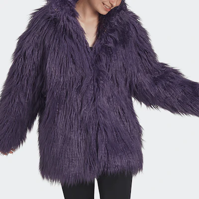 (W) adidas Originals 仿皮草外套 紫科技 HG6679 Lookbook (W) adidas Originals 仿皮草外套 紫科技 HG6679