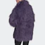 Shop (W) adidas Originals 仿皮草外套 紫科技 HG6679