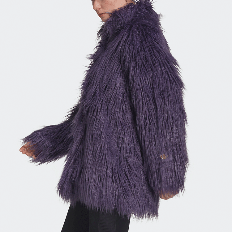 Purchase (W) adidas Originals 仿皮草外套 紫科技 HG6679