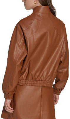 (W) adidas Originals 仿皮革棕色外套 拉鏈立領外套 II6102 Purchase (W) adidas Originals 仿皮革棕色外套 拉鏈立領外套 II6102