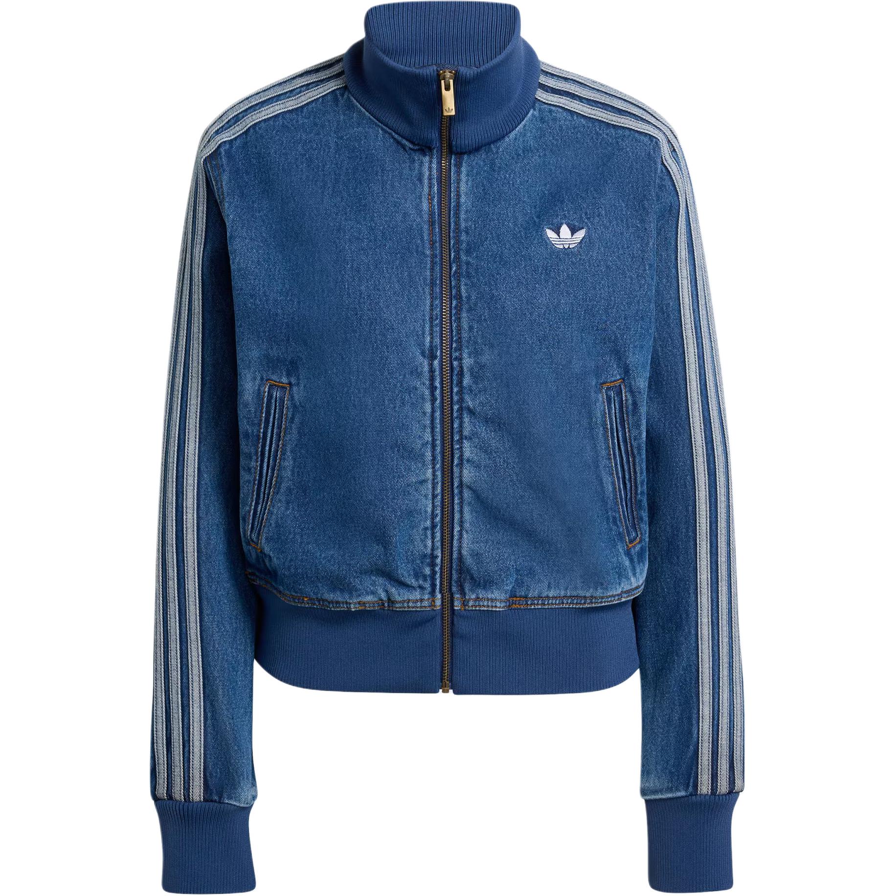 (Women) adidas Originals Firebird Denim Track Top Adicolor Valentine's Day Jacket. KD2913