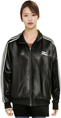(W) adidas Originals Firebird 女款仿皮復古黑色運動外套 IY2912 Sizing (W) adidas Originals Firebird 女款仿皮復古黑色運動外套 IY2912