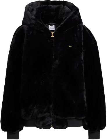 women-adidas-originals-fleece-fur-hoodie-jacket-black-hc-6600