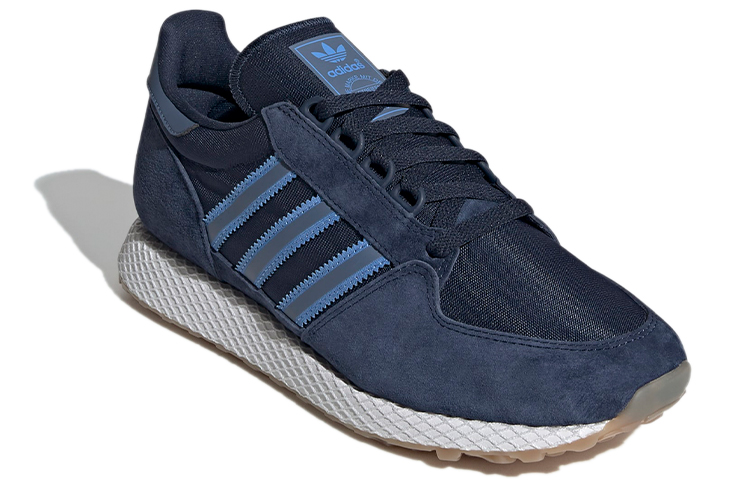 Lookbook (W) 아디다스 오리지널 포레스트 그로브 블루/화이트 EE5761