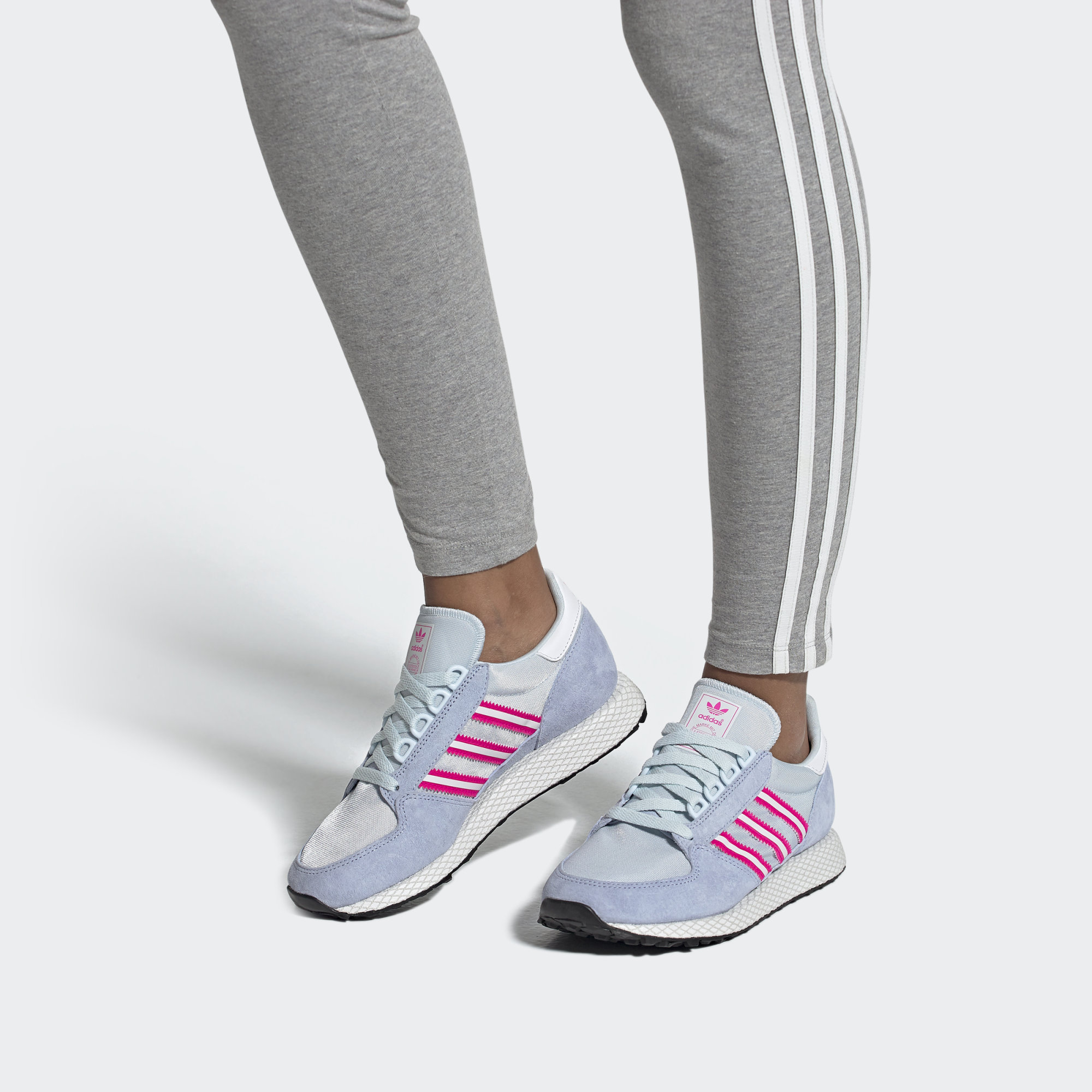 (W) adidas Forest Grove Periwinkle Shock Pink 'Blue' 圖 7