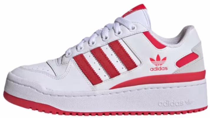 (W) adidas Originals Forum Bold Stripes Putih Merah Sepatu Low-Top. ID0565 Buy (W) adidas Originals Forum Bold Stripes Putih Merah Sepatu Low-Top. ID0565