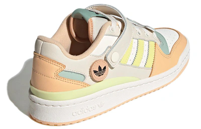 (Women) adidas originals Forum Low 'White Light Orange Cream Yellow Green' GW4427