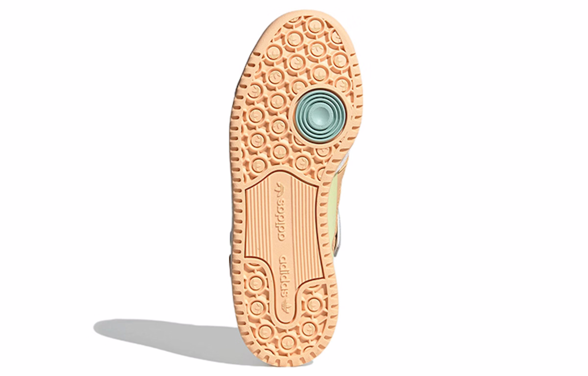 (Women) adidas originals Forum Low 'White Light Orange Cream Yellow Green' GW4427