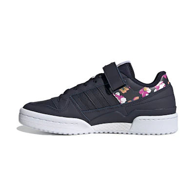 (W) adidas Originals Forum Low 'Floral Velcro Navy'