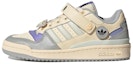 Buy adidas originals FORUM 低筒 魔鬼氈 防滑減震 板鞋 女款 米灰紫