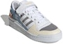 Lookbook (W) adidas Originals Forum Low Sepatu Skate Tahan Aus Non-Slip Putih Biru Abu-abu GZ4405