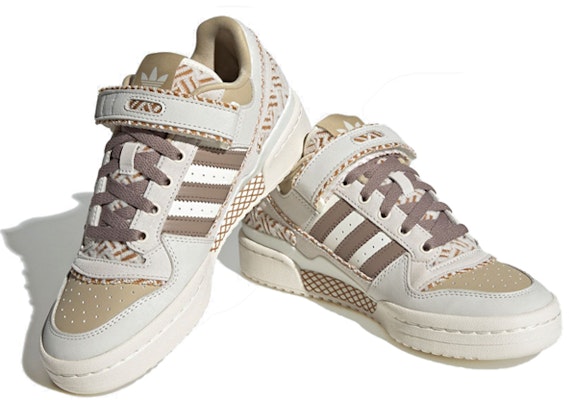 (Women) adidas Originals FORUM Low 'Off White Brown' GY0021 Lookbook (Women) adidas Originals FORUM Low 'Off White Brown' GY0021