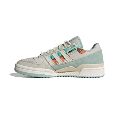 (W) adidas Originals Forum Low Shoes 'Grey White Light Blue'