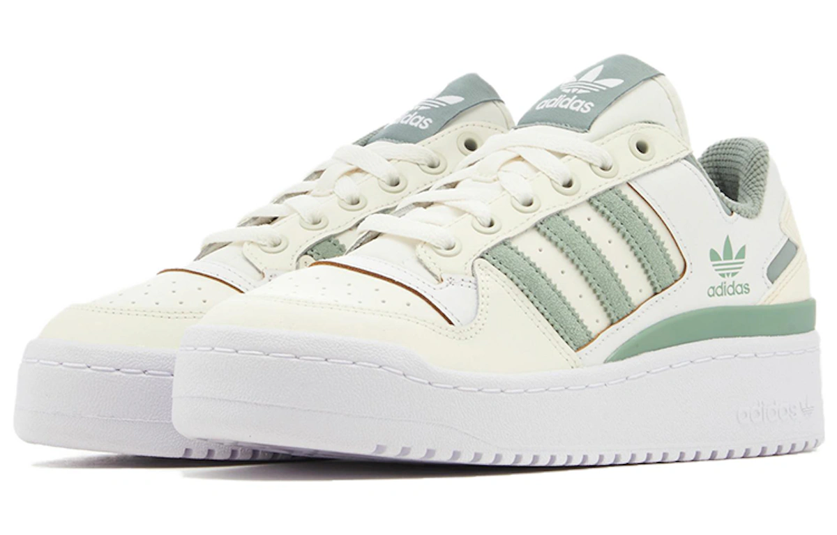 (Women) adidas Originals Forum Low 'White Green' IG0286