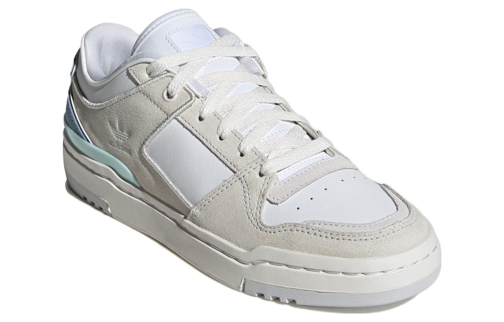 Lookbook (W) adidas Originals Forum Luxe Low 'Putih Cloud Kristal & Beige' Kasut. HQ6269