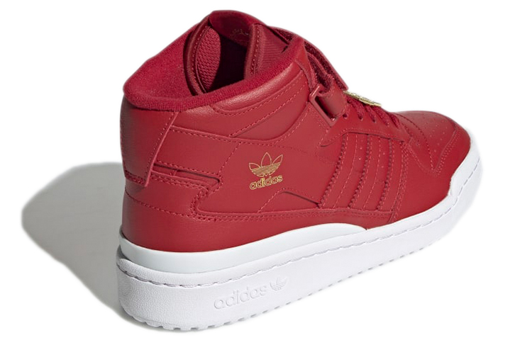 Shop (W) 아디다스 오리지널 포럼 미드 '레드 벨크로'(찍찍이) GZ8602