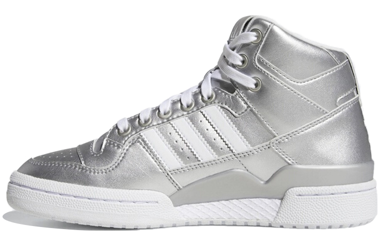 (Women) adidas originals Forum Mid 'Silver White' D98185