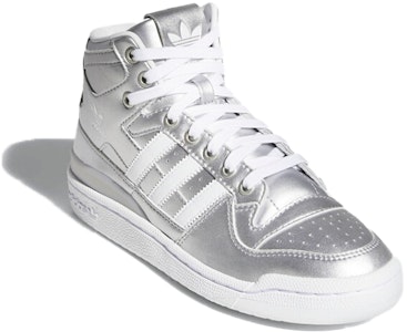 (W) 阿迪达斯 Originals Forum Mid “银白”款 D98185 Lookbook (W) 阿迪达斯 Originals Forum Mid “银白”款 D98185