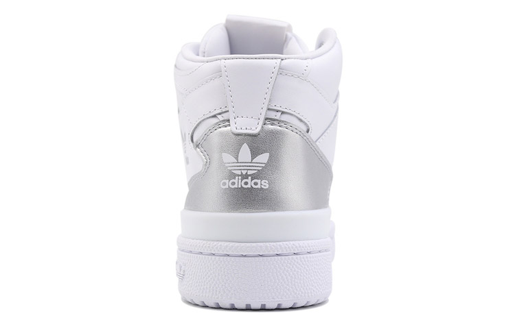 Lookbook (W) 아디다스 오리지널 포럼 미드 '화이트/실버' (58 characters) D98182