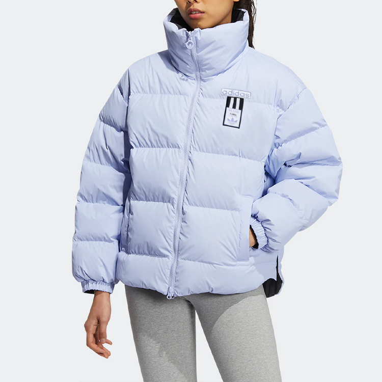 (Women) adidas Originals FW22  Reversible Nylon Down Jacket Blue/Black Retro Style HS9499 圖 5
