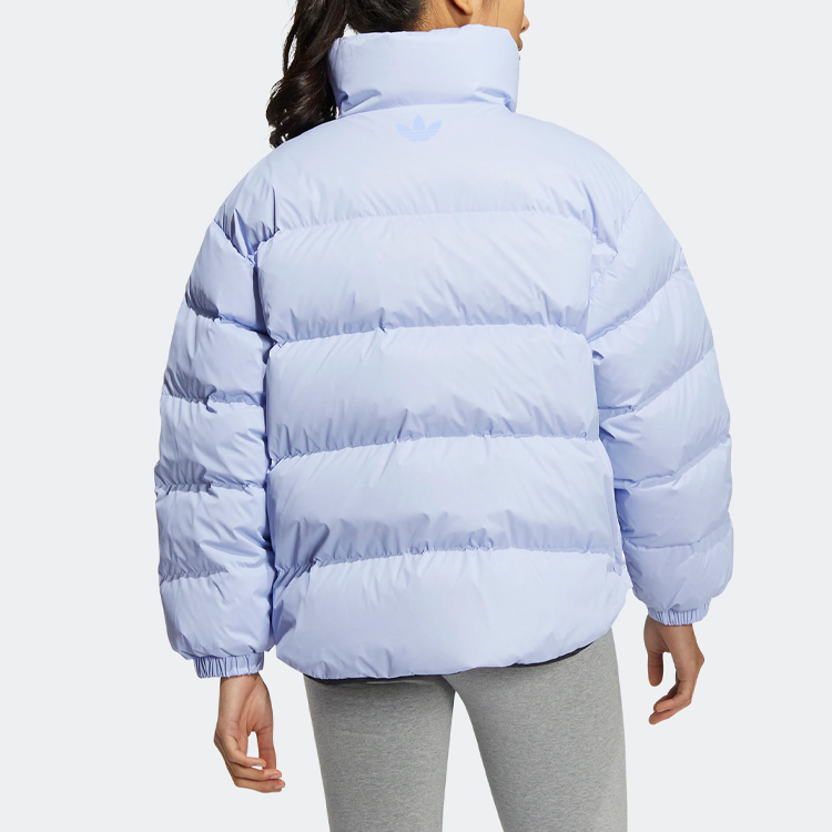 (Women) adidas Originals FW22  Reversible Nylon Down Jacket Blue/Black Retro Style HS9499 圖 6