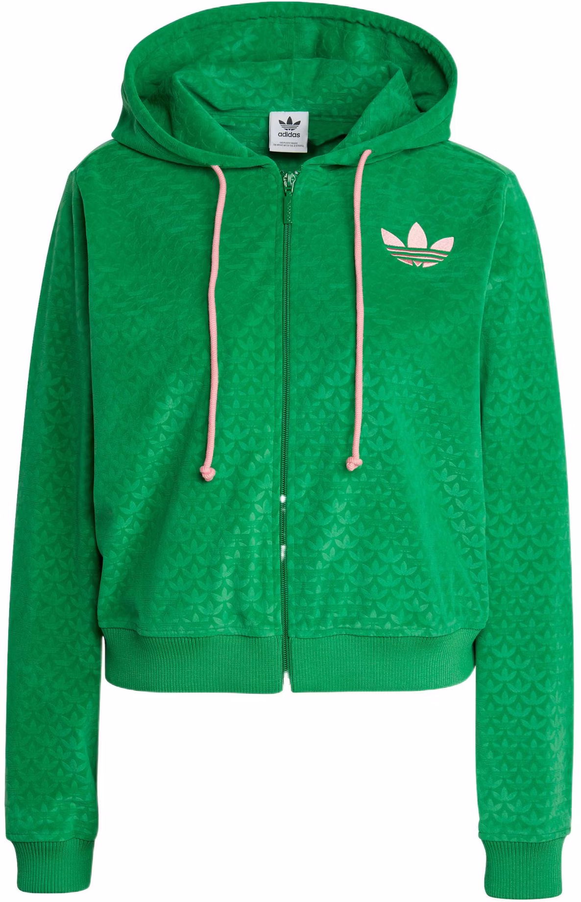 women-adidas-originals-fw-22-retro-print-zip-hoodie-green-jacket-ib-2047
