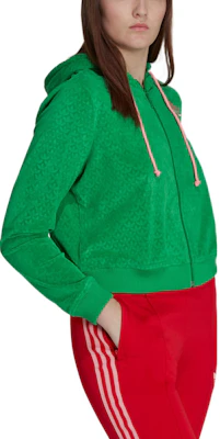 (W) adidas Originals FW22 Retro Print Zip Hoodie Jaket Hijau Retro IB2047 Purchase (W) adidas Originals FW22 Retro Print Zip Hoodie Jaket Hijau Retro IB2047