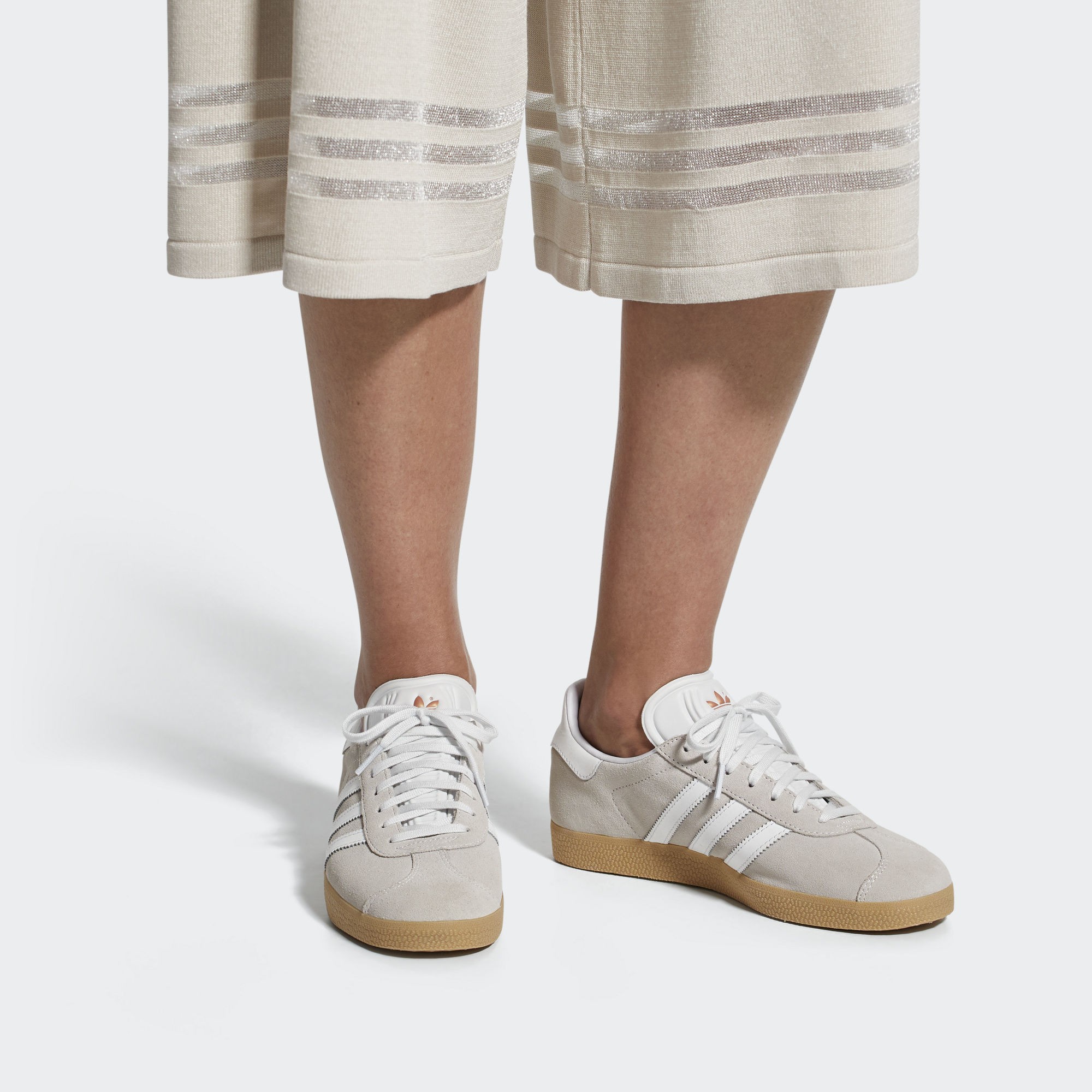 (W) adidas Originals Gazelle 'White Grey' 圖 7