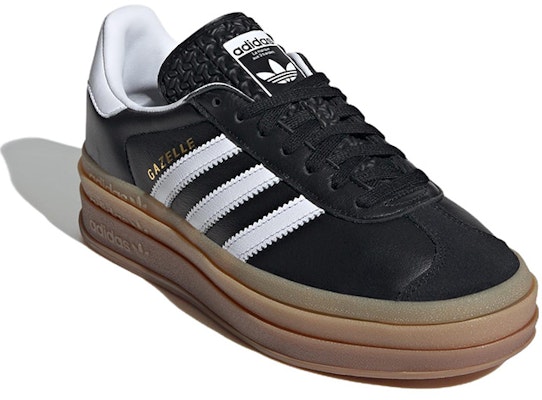 (Women) adidas Originals Gazelle Bold 'Core Black' IG1733 Lookbook (Women) adidas Originals Gazelle Bold 'Core Black' IG1733