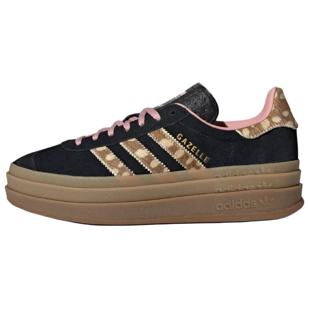 (Women) adidas Originals Gazelle Bold Low-Top Sneakers Black Brown. KI7226