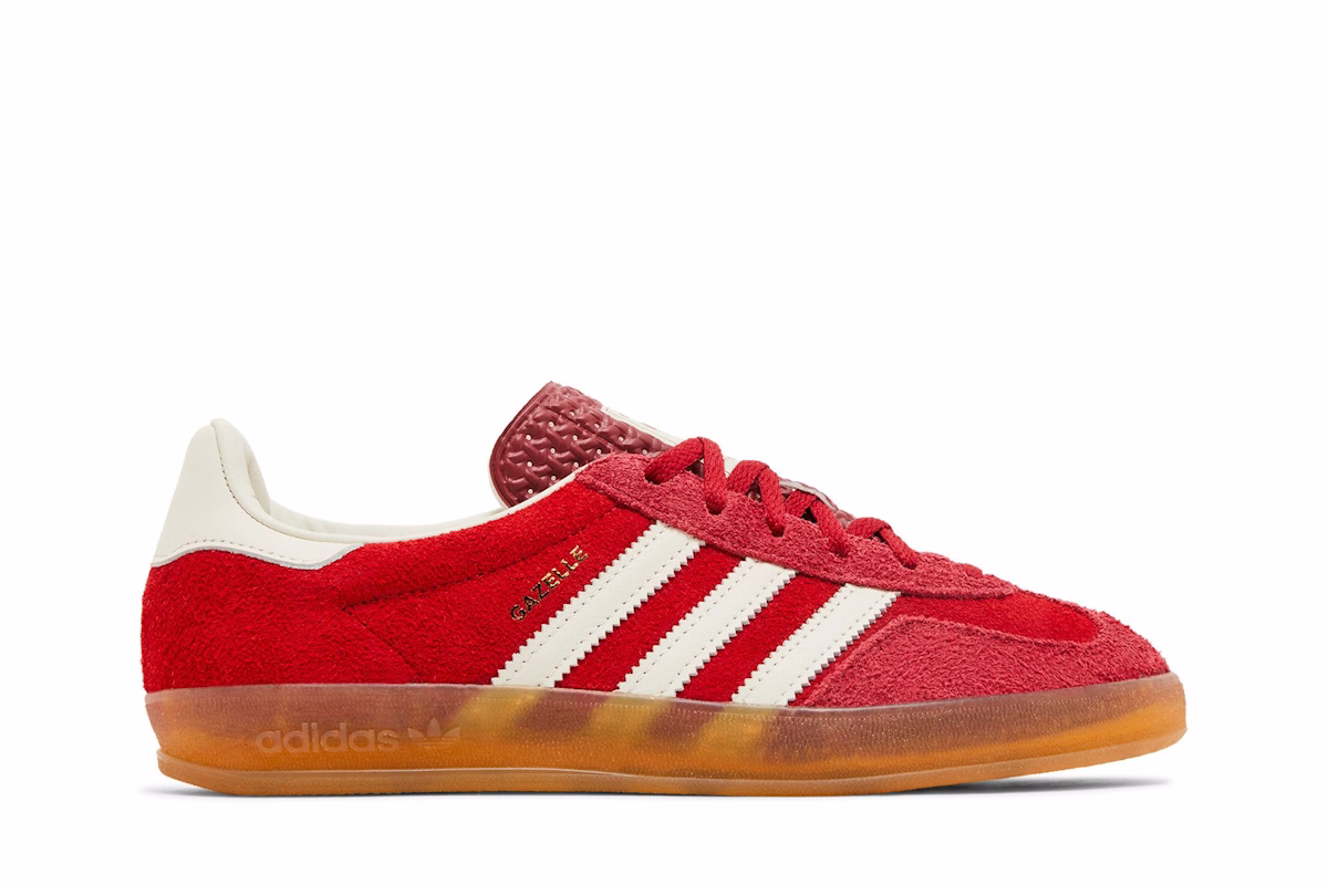 (Women) adidas Originals Gazelle Indoor "Red/White/Gum" IE1051
