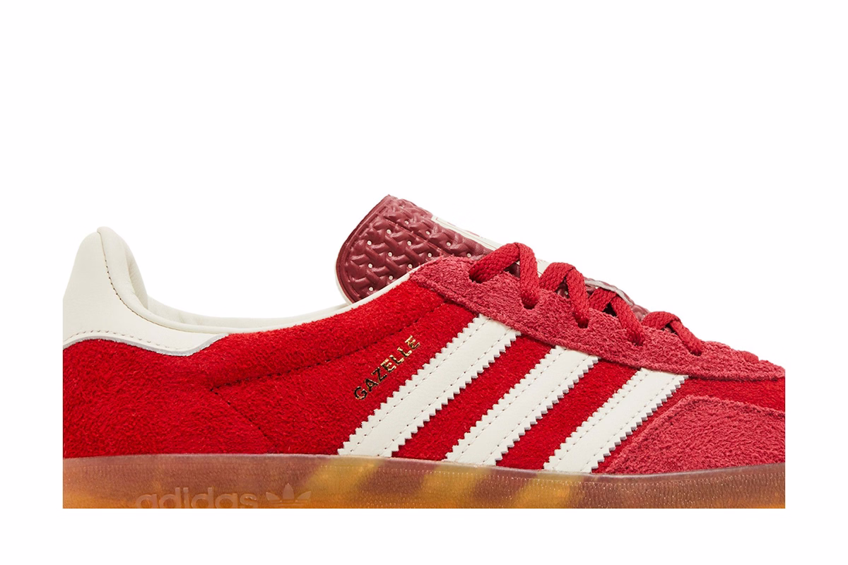 (Women) adidas Originals Gazelle Indoor "Red/White/Gum" IE1051