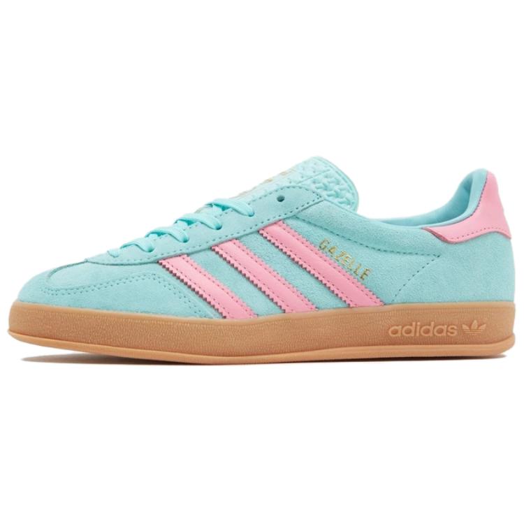 (Women) adidas Originals Gazelle Low-Top Sneakers Blue - Breathable & Comfortable IH0690